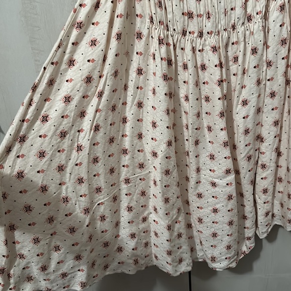 {NWOT} $128 FREE PEOPLE Ivory Combo Clementina Mini Dress - Picture 4 of 8